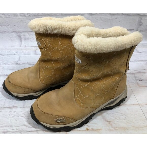 The North Face Bella Alta Primaloft Waterproof Desert Gold Boots Womens 6.5 (s4G - Picture 1 of 11